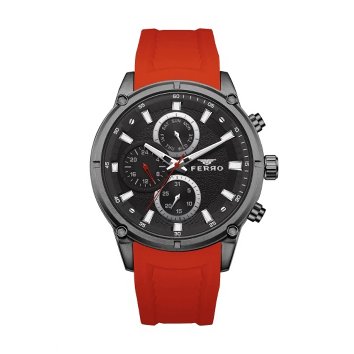 MONTRE FERRO HOMME M.FONCTION SILICONE